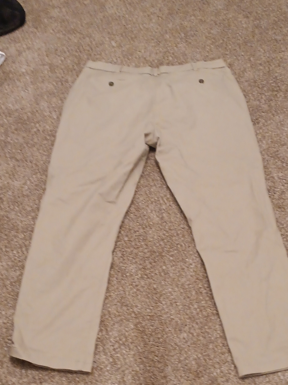 George Men's Khaki Straight-Leg Chinos in Light Beige